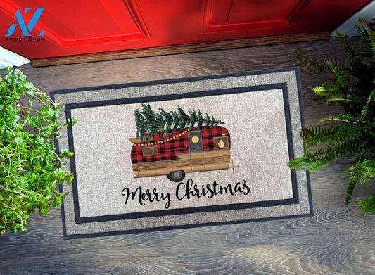 Welcome Mat Front Door Doormat Custom Camper Marry Chrismas Doormat Welcome Mat House Warming Gift Home Decor Funny Doormat Gift Idea