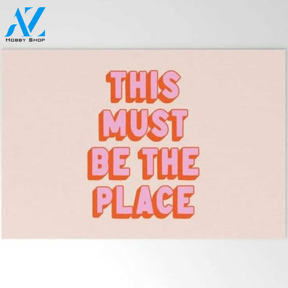 Welcome Mat | This Must Be The Place: The Peach Edition