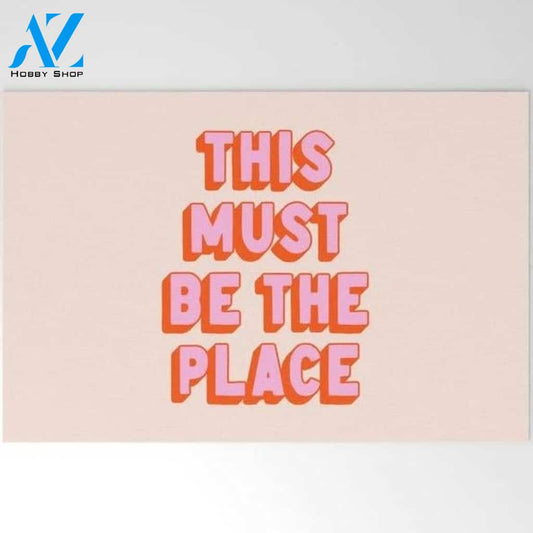 Welcome Mat | This Must Be The Place: The Peach Edition