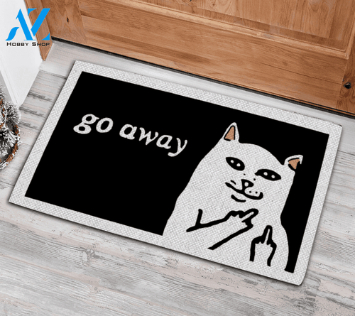 Front Funny Doormat - Welcome Mats Go Away Cat Doormat Gift For Family And Friend Doormats Inhouse Doormats Home Decor Housewarming Gift