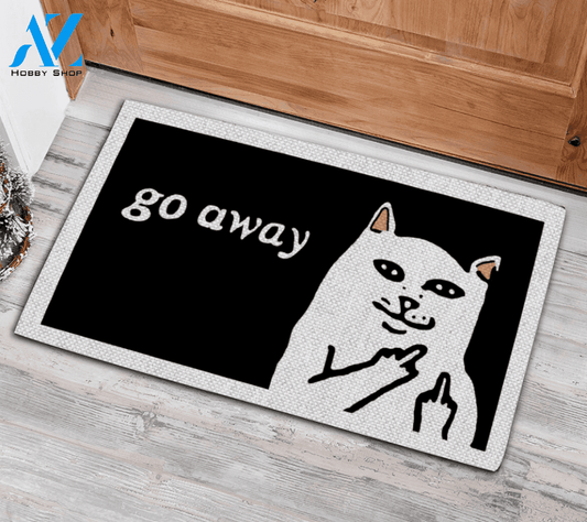 Front Funny Doormat - Welcome Mats Go Away Cat Doormat Gift For Family And Friend Doormats Inhouse Doormats Home Decor Housewarming Gift