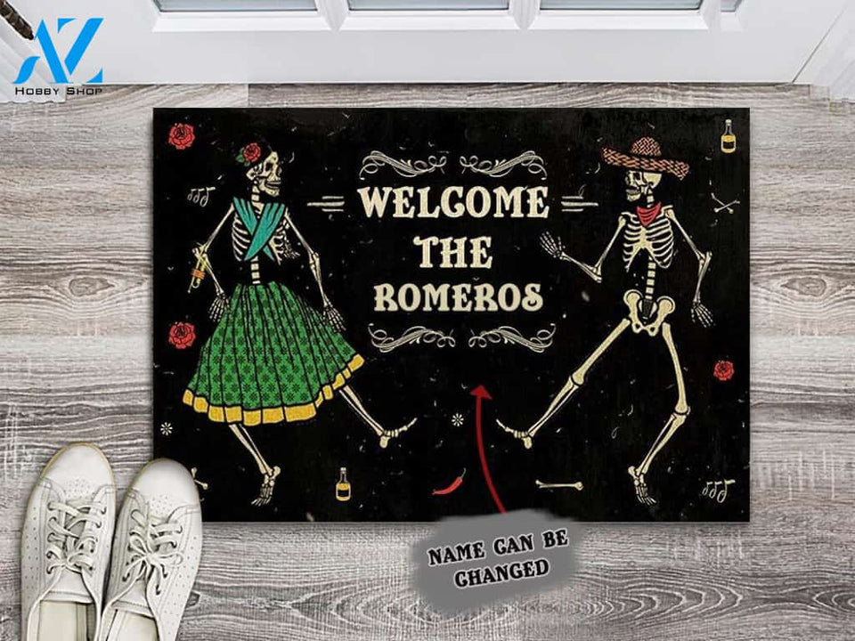 Welcome Mexican Family Personalized Doormat | Welcome Mat | House Warming Gift