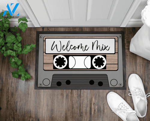 Welcome Mix Doormat, Cassette Doormat Gift For Family And Friend Doormats Inhouse Doormats Home Decor Housewarming Gift