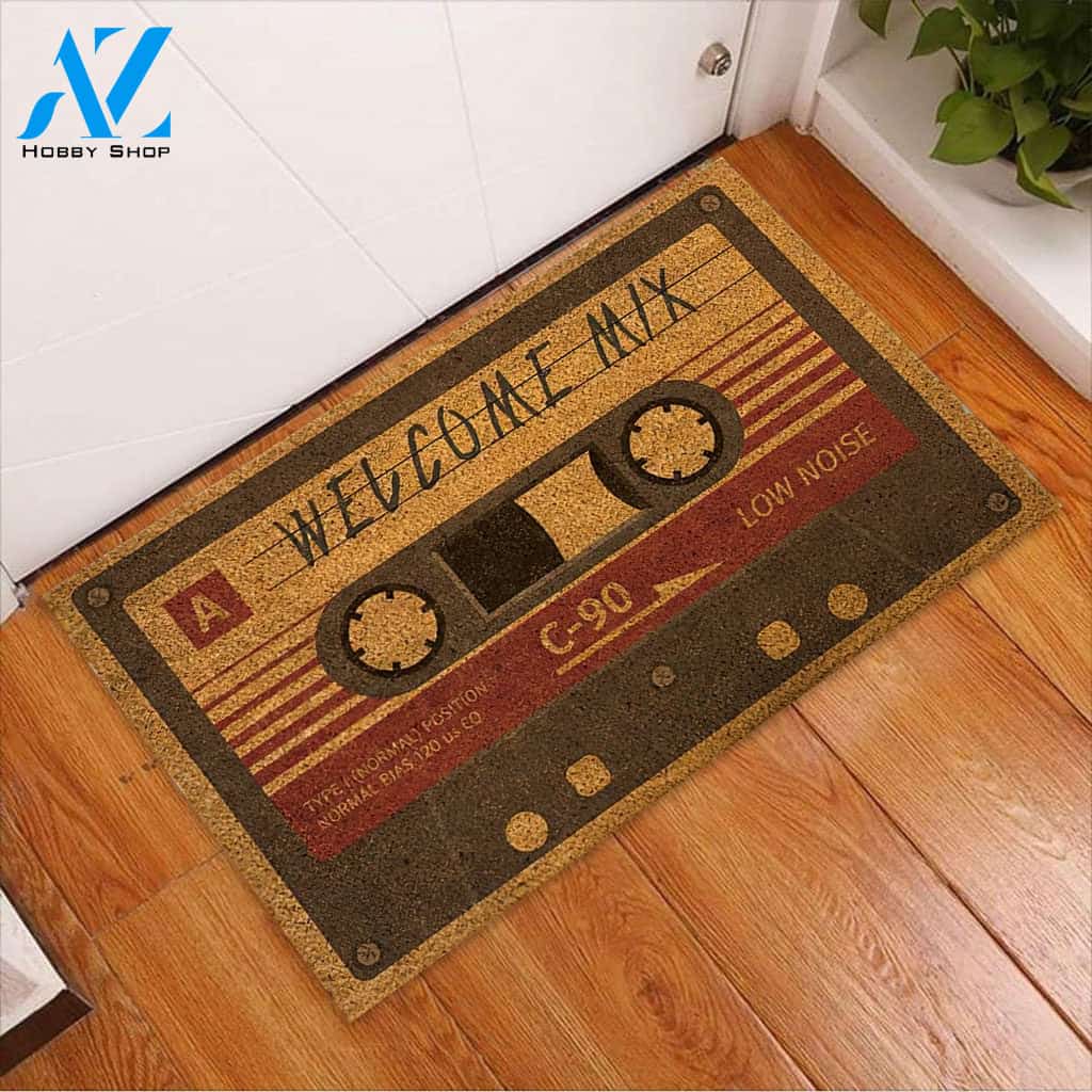 Welcome mix tape Music Doormat | Welcome Mat | House Warming Gift