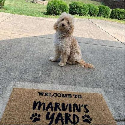 Welcome To Dog House Doormat, Dog Lover Gift, Non-slip Welcome Mats