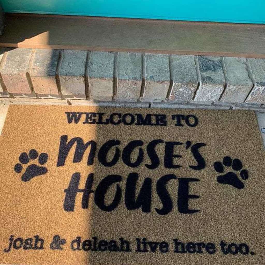 Welcome To Dog House Doormat, Dog Lover Gift, Non-slip Welcome Mats