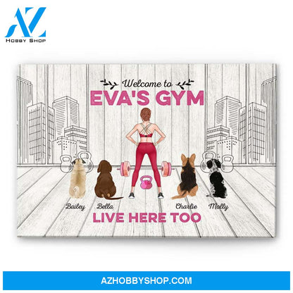 Welcome To Gym - Personalized Poster/Canvas- Gift For Gymer - Fitness Lady