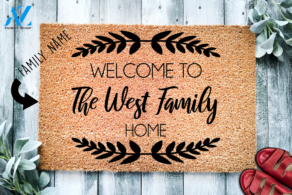 Welcome To My Home Custom Doormat | Welcome Mat | House Warming Gift