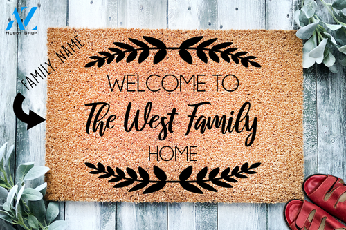 Welcome To My Home Custom Doormat | Welcome Mat | House Warming Gift