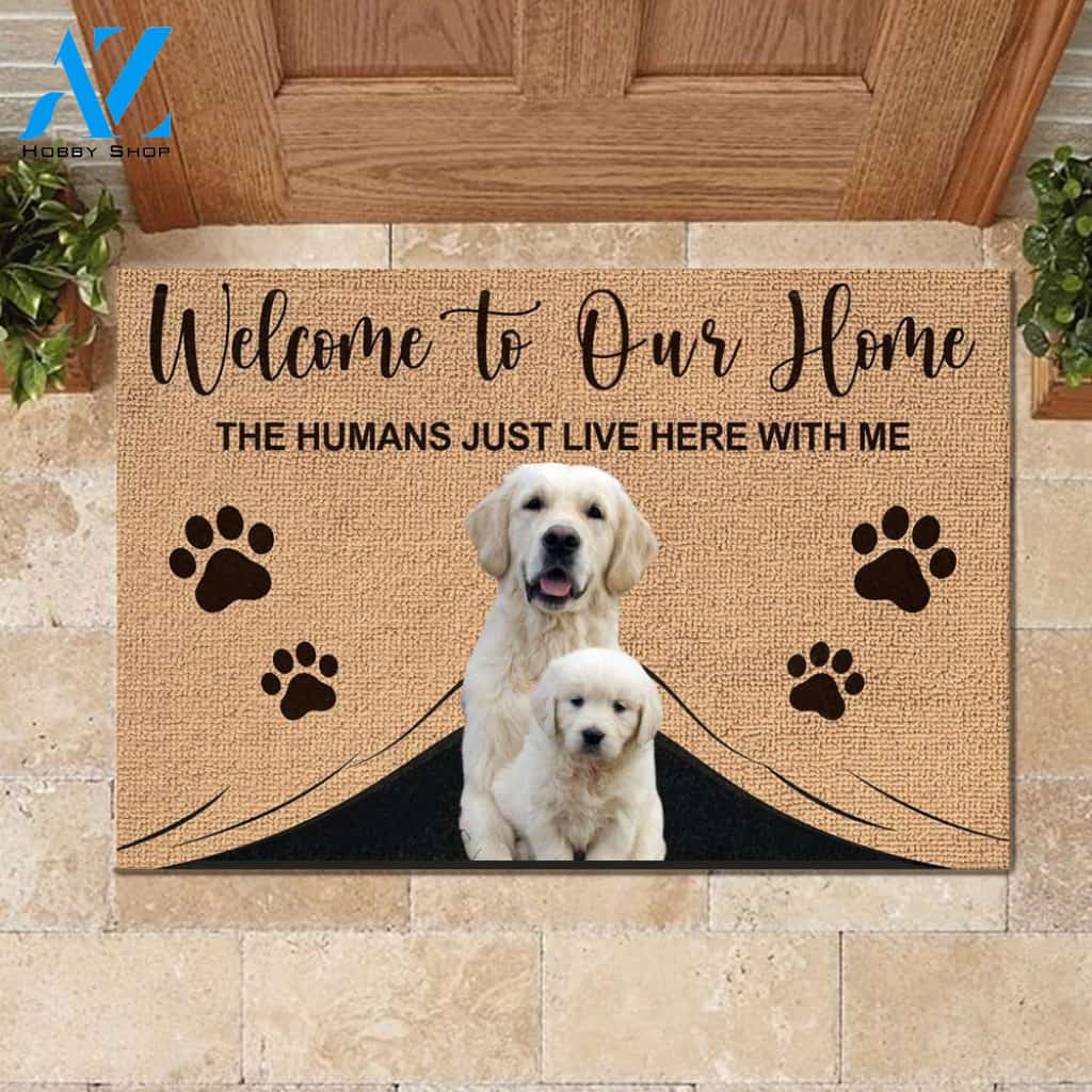 Welcome To My Home Funny Labrador Retriever 2 Mat | Welcome Mat | House Warming Gift