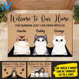 Welcome To My Home - Funny Personalized Cat Doormat 