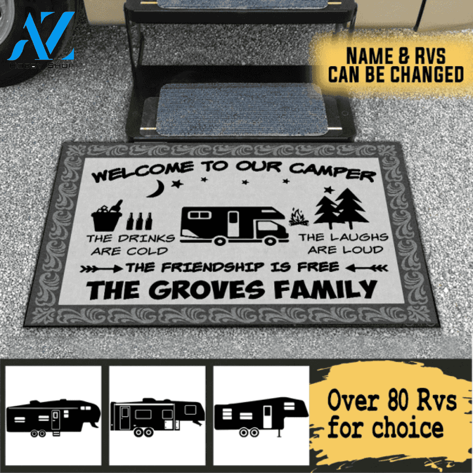 Welcome To Our Camper 2 - Doormat
