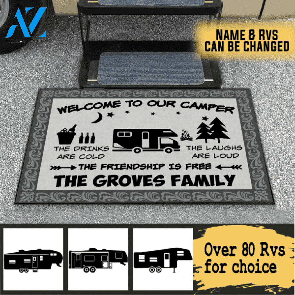 Welcome To Our Camper 2 - Doormat