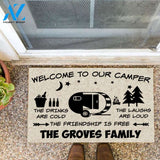 Welcome To Our Camper - Personalized Doormat