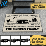 Welcome To Our Camper - Personalized Doormat