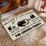 Welcome To Our Camper - Personalized Doormat