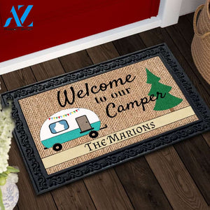 Welcome to Our Camper Personalized Doormat - 18" x 30"