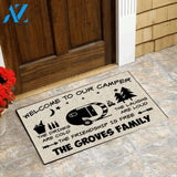 Welcome To Our Camper - Personalized Doormat
