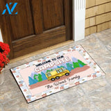 Welcome To Our Campsite - Personalized Doormat