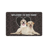 Welcome To Our Home Labrador Retriever Lover Doormat Welcome Mat