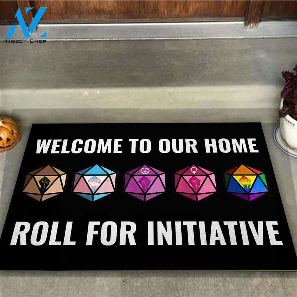 Welcome To Our Home - LGBT Support Doormat
