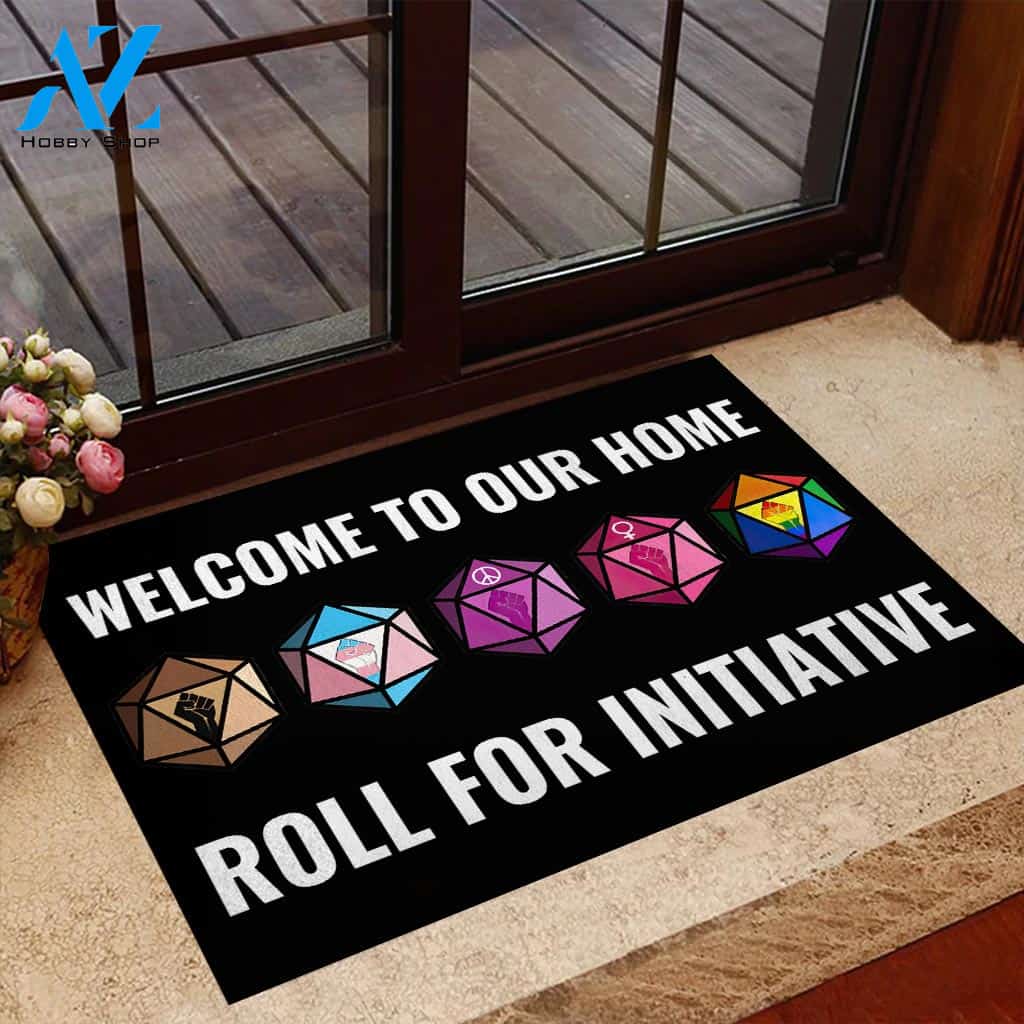 Welcome To Our Home - LGBT Support Doormat