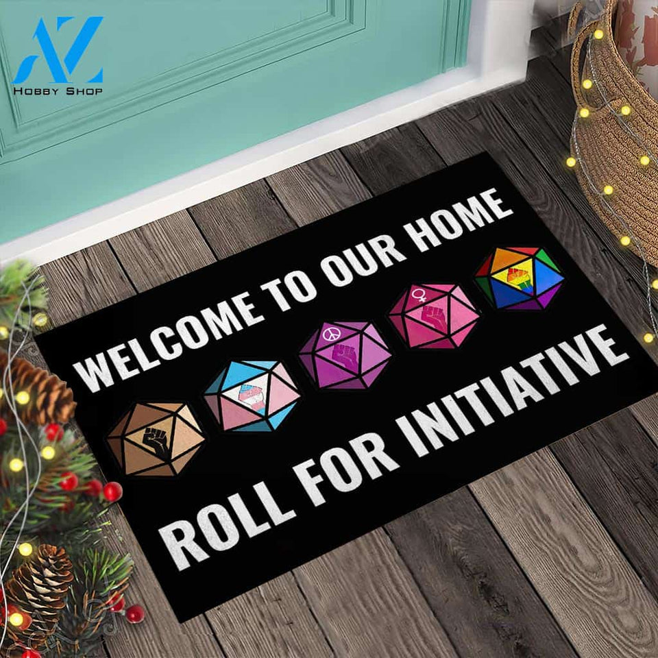 Welcome To Our Home - LGBT Support Doormat