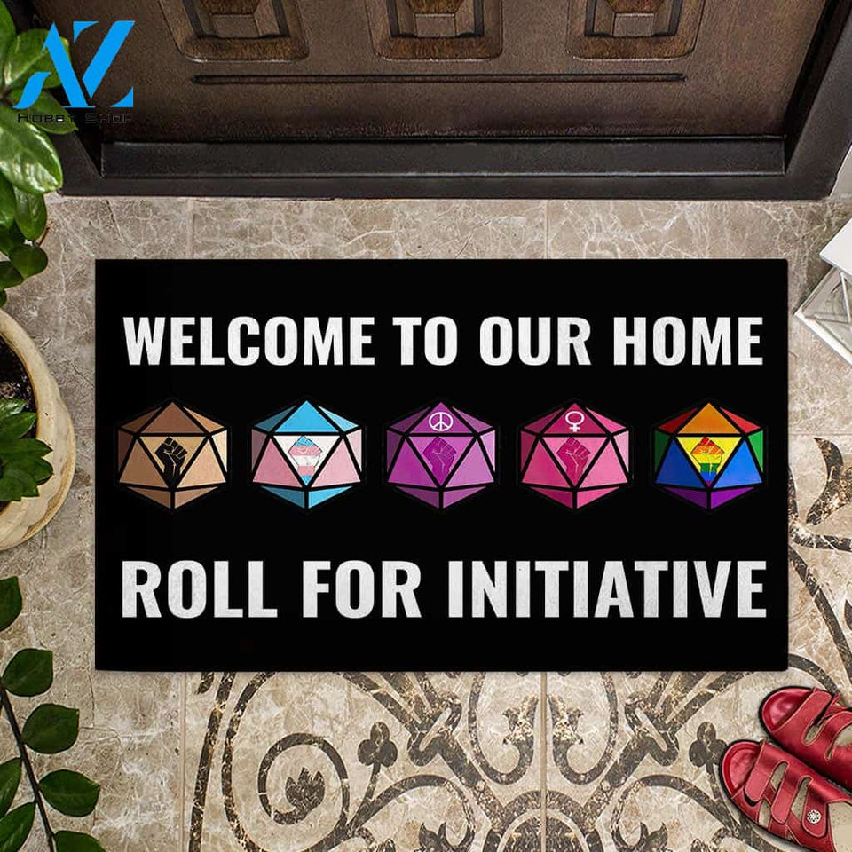 Welcome To Our Home - LGBT Support Doormat