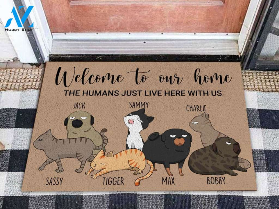 Welcome To Our Home Personalized Doormat | Welcome Mat | House Warming Gift