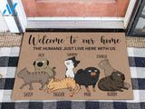 Welcome To Our Home Personalized Doormat | Welcome Mat | House Warming Gift