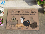 Welcome To Our Home Personalized Doormat | Welcome Mat | House Warming Gift