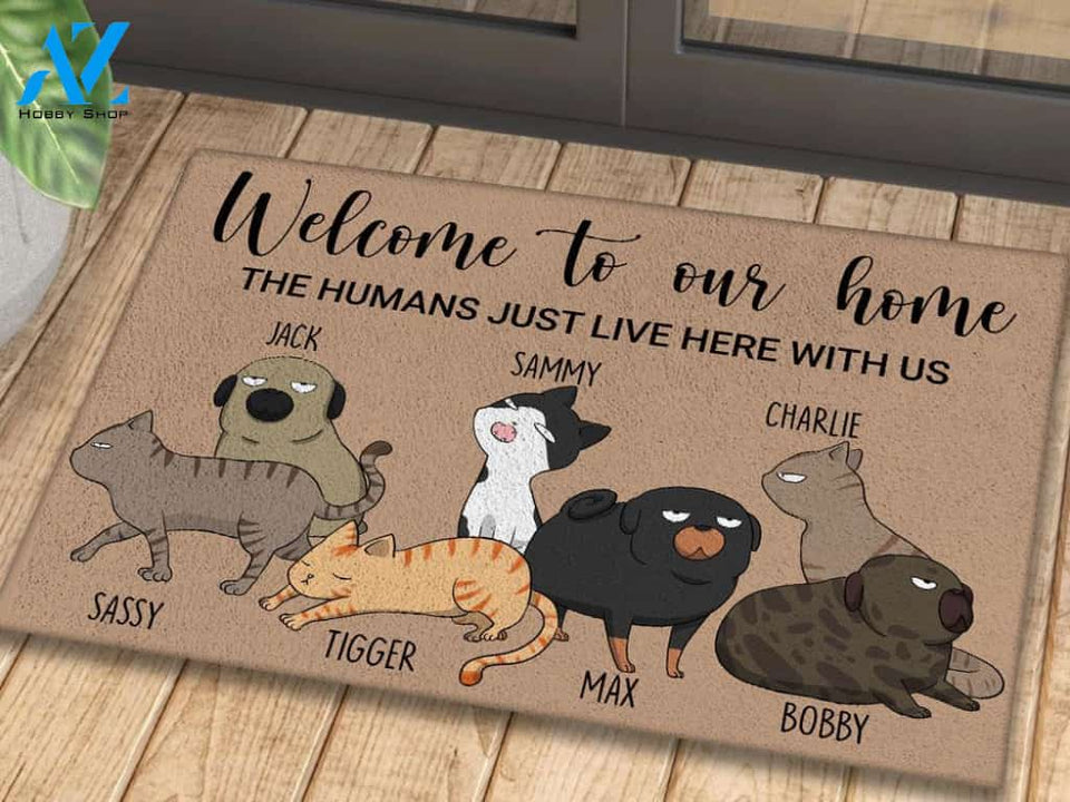 Welcome To Our Home Personalized Doormat | Welcome Mat | House Warming Gift