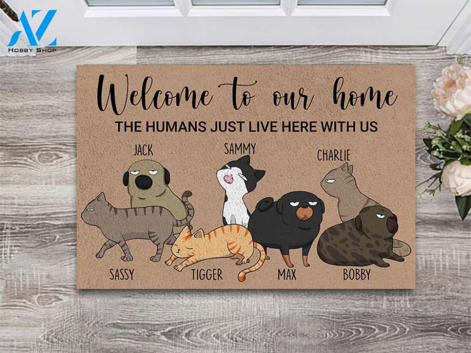 Welcome To Our Home Personalized Doormat | Welcome Mat | House Warming Gift
