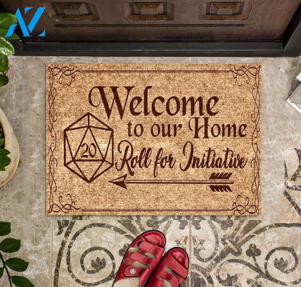 Welcome To Our Home Roll For Initiative Doormat | Welcome Mat | House Warming Gift