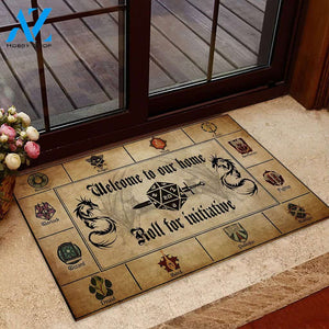 Welcome to our home Tabletop Role-playing Game (RPG) Doormat | Welcome Mat | House Warming Gift