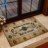 Welcome to our home Tabletop Role-playing Game (RPG) Doormat | Welcome Mat | House Warming Gift