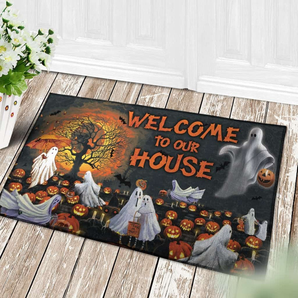 WELCOME TO OUR HOUSE DOORMAT