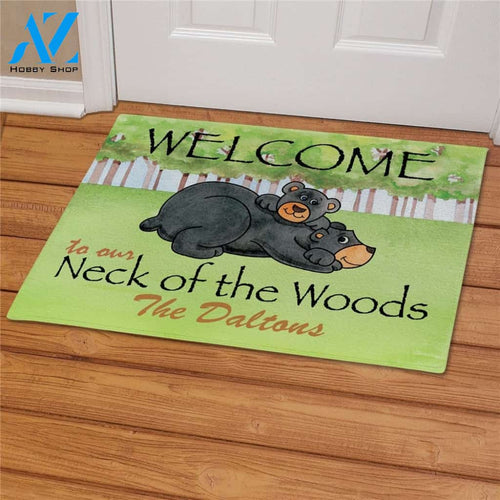 Wozoro Doormat Personalized Welcome To Our Neck Of The Woods Beers