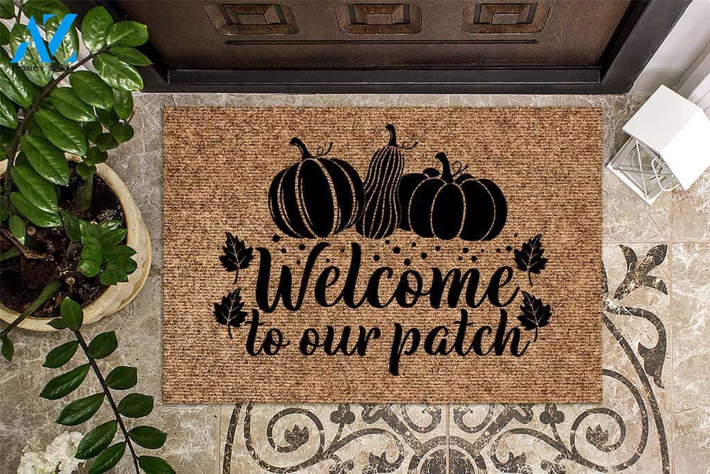 Welcome To Our Patch Home Fall Doormat | Welcome Mat | House Warming Gift