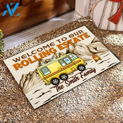 Welcome To Our Rolling Estate - Personalized Doormat