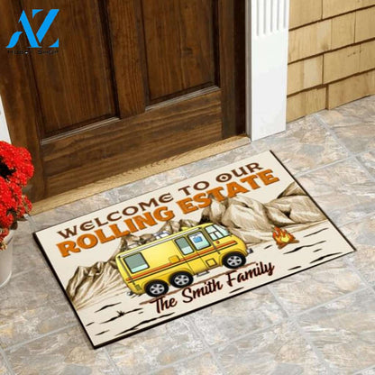 Welcome To Our Rolling Estate - Personalized Doormat