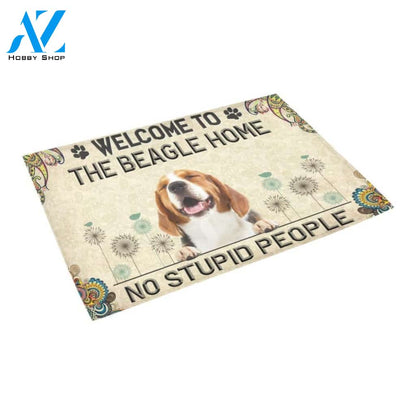 Welcome To The Beagle Home Doormat Indoor And Outdoor Mat Entrance Rug Sweet Home Decor Housewarming Gift Gift For Friend Family Stem Feminist