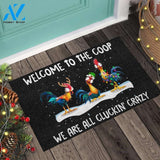 Welcome To The Coop Chicken Funny Doormat | Welcome Mat | House Warming Gift