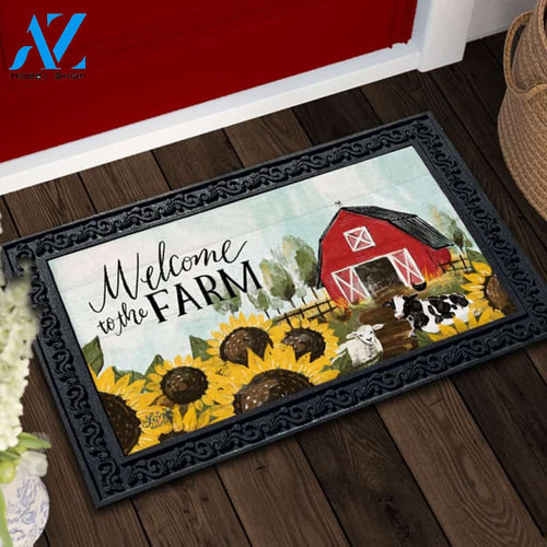 Welcome to the Farm Doormat - 18" x 30"