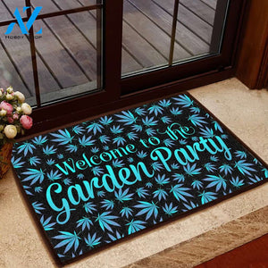 Welcome To The Garden Party All Over Printing Doormat | Welcome Mat | House Warming Gift