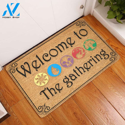 Welcome To The Gathering Doormat | Welcome Mat | House Warming Gift | Christmas Gift Decor
