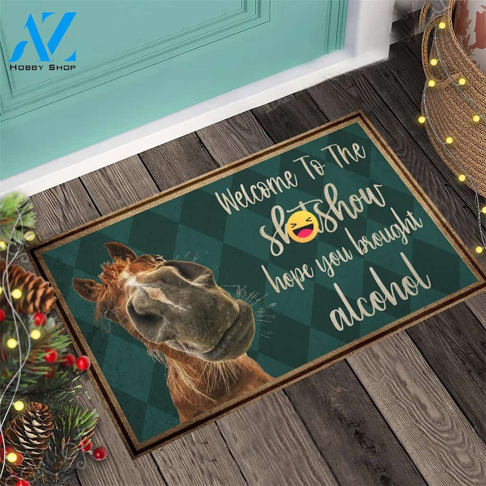Welcome to The Show Horse Doormat | Welcome Mat | House Warming Gift