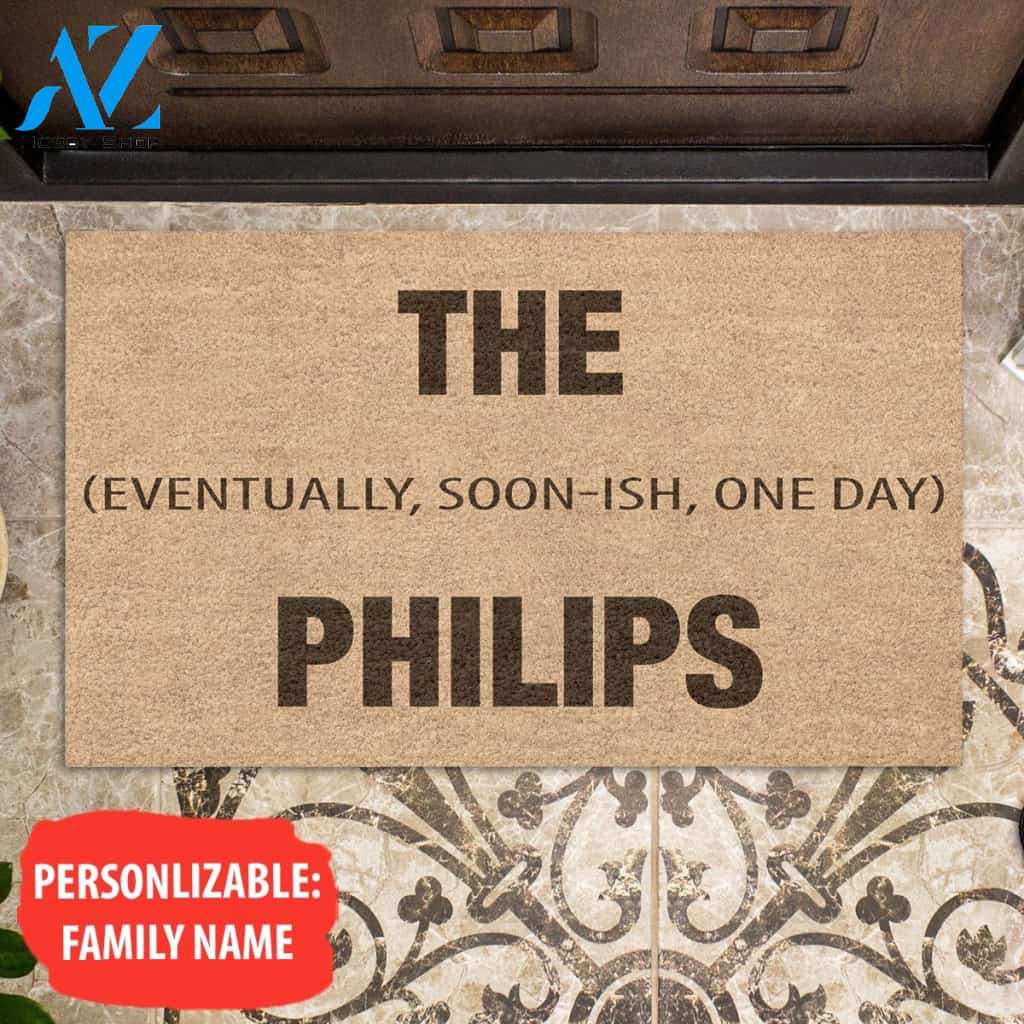 Welcome To Us, Couple V4 Personalized Doormat House Warming Gift, Gift For Family Personalized Doormat AP
