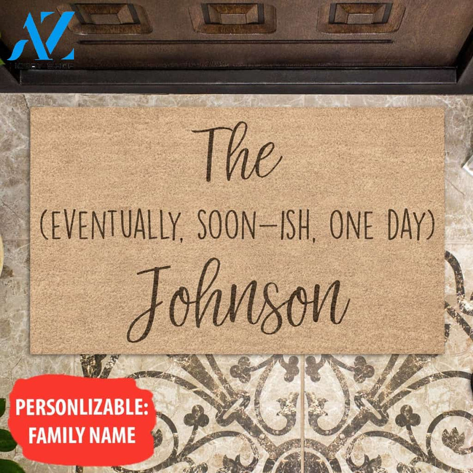 Welcome To Us, Couple V5 Personalized Doormat House Warming Gift, Gift For Family Personalized Doormat AP
