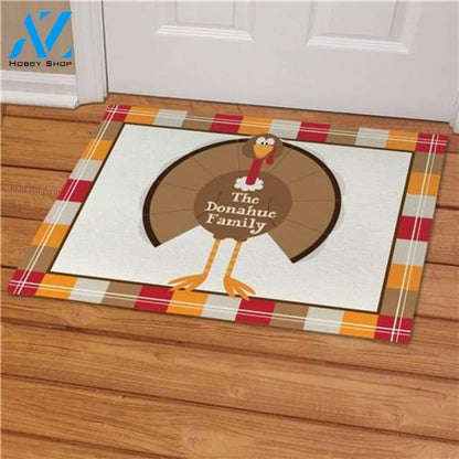 Welcome Turkey Personalized Doormat